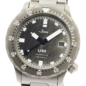 Sinn U50 Date Limited to 1000 pieces gray Dial Automatic Men's Watch_896542